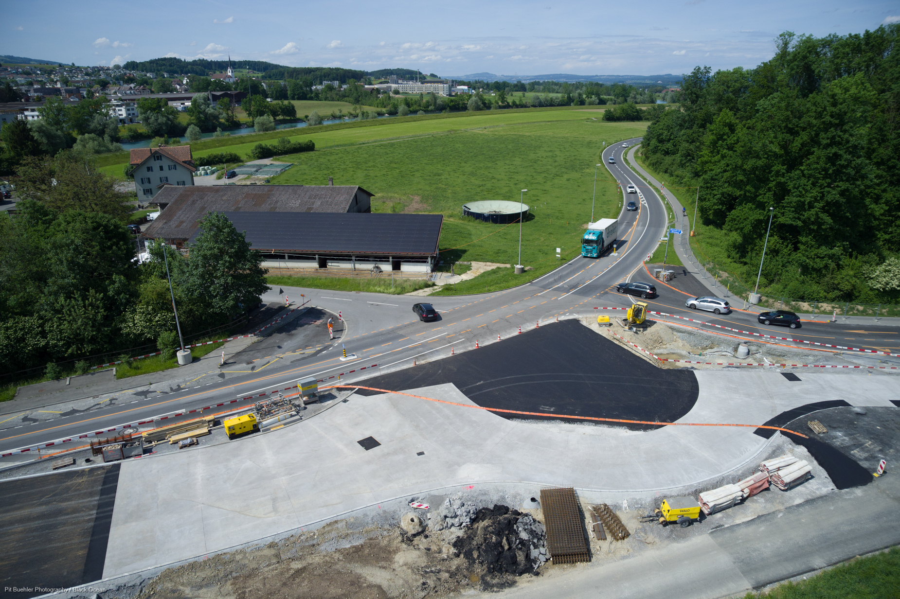 TBA STRB Projekte KS 25, Kreisel Zollhus, Hünenberg